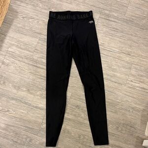 Running Bare women’s Black Performance Leggings